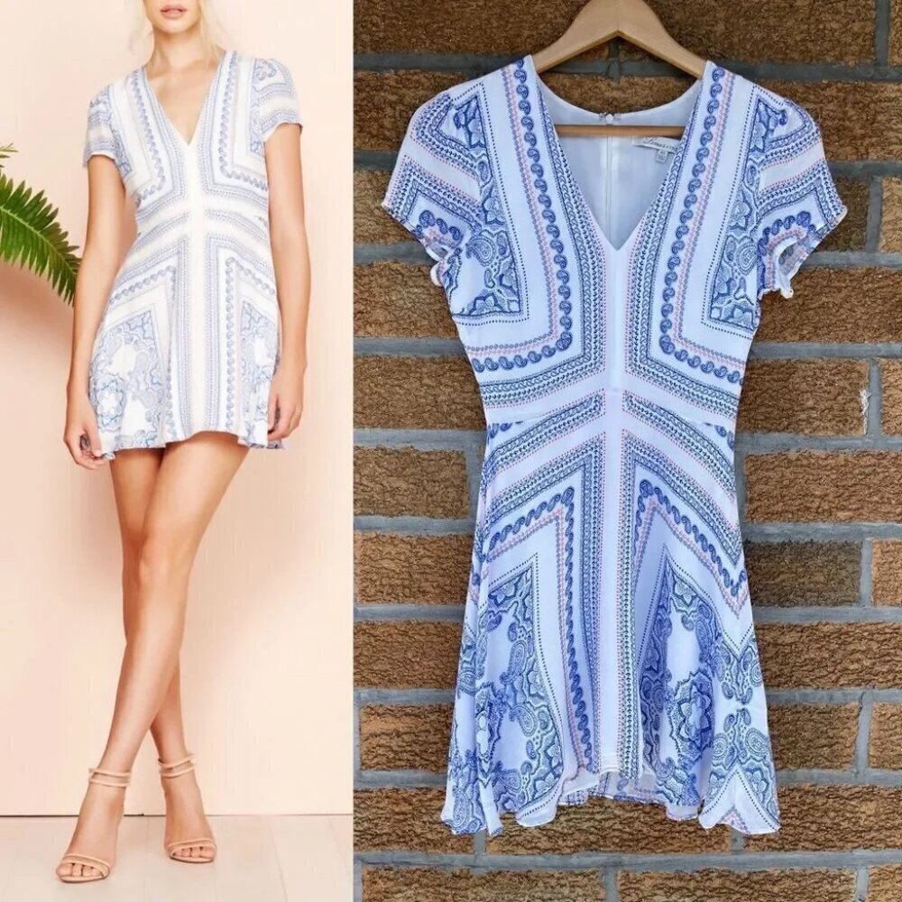 Lovers + Friends Cassidy Dress in Bella Scarf XS
